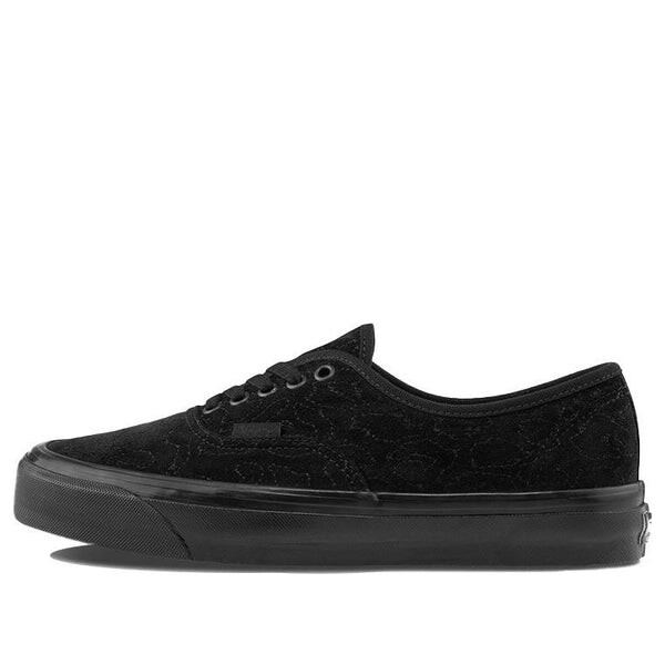 

Кроссовки og authentic lx 'velvet emboidery - leopard black' Vans, черный