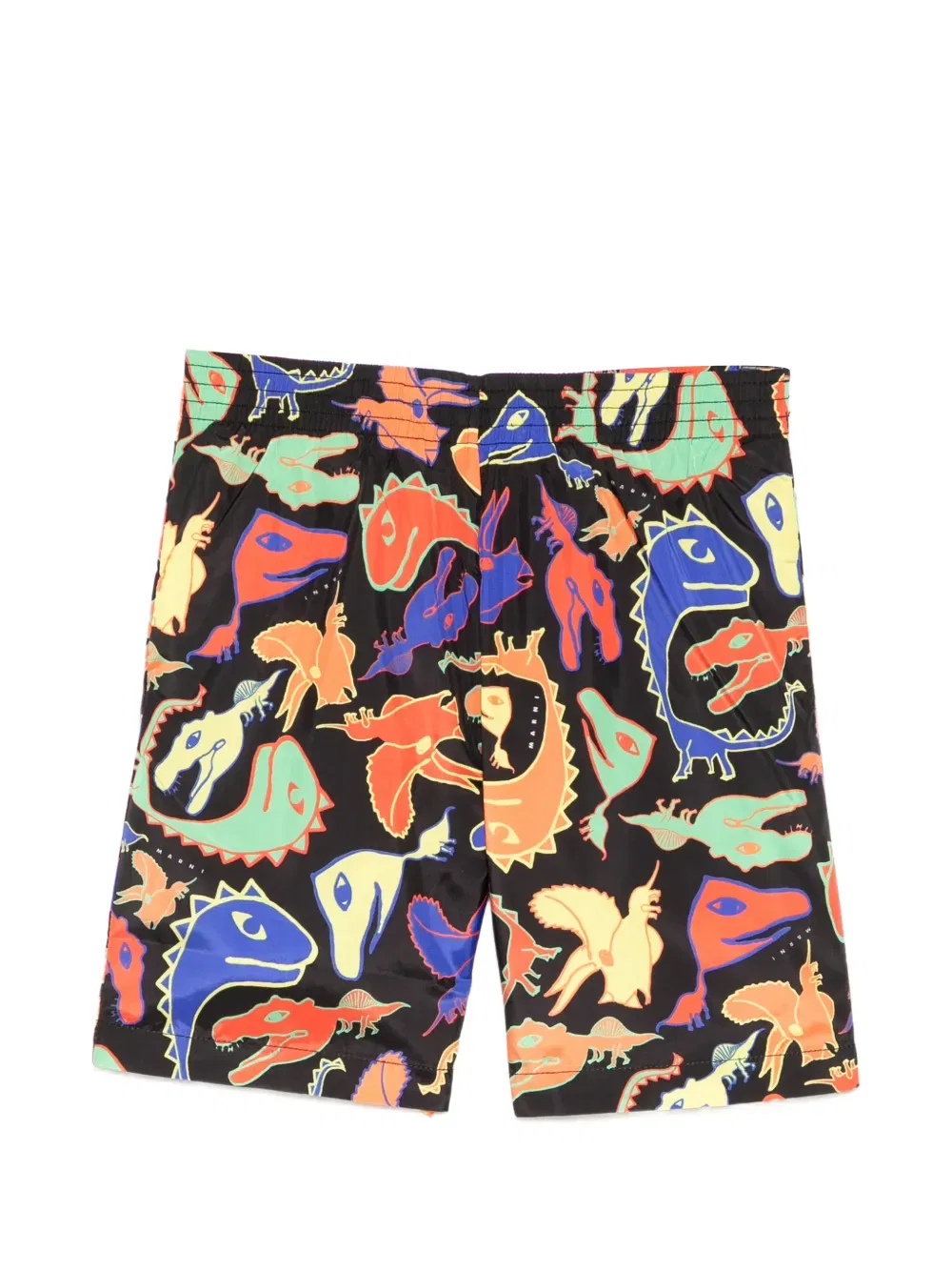 Плавки с принтом динозавров Marni Kids, черный