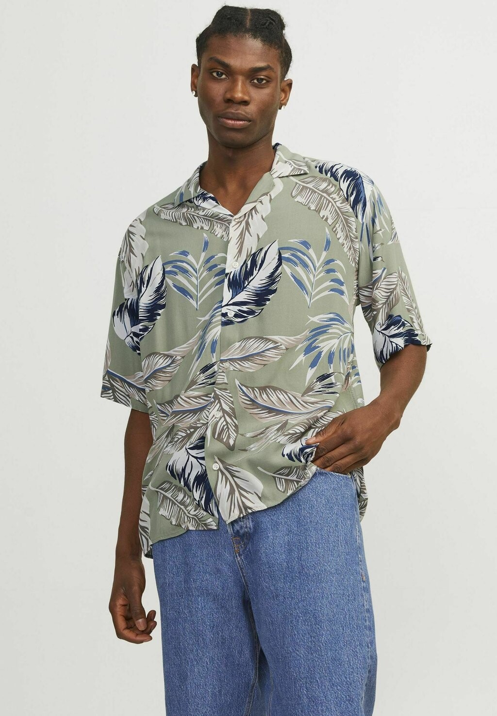 

Рубашка RELAXED FIT Jack & Jones, цвет oil green