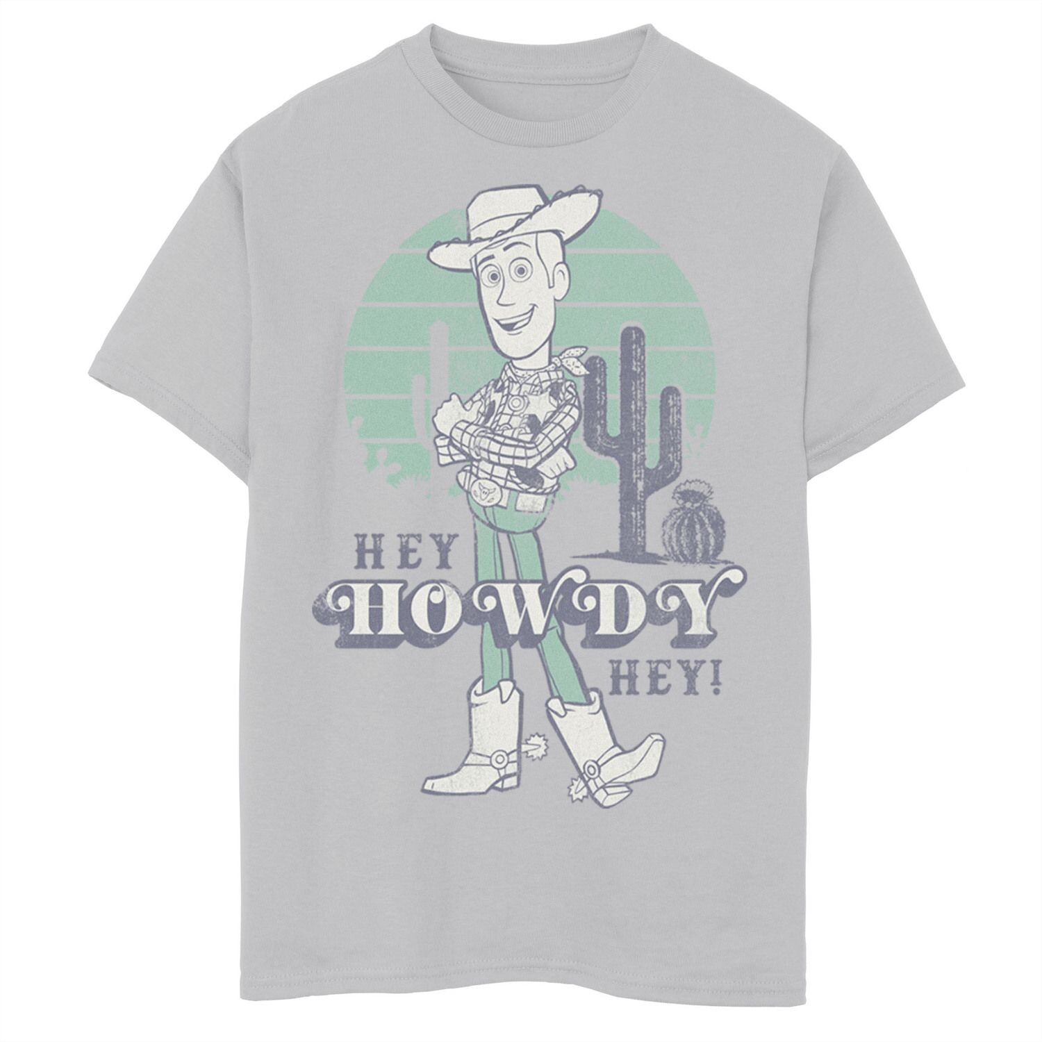 

Футболка с рисунком «История игрушек» для мальчиков 8–20 лет Disney/Pixar «Hey Howdy Hey Woody» Disney / Pixar