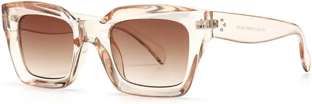 

Модные солнцезащитные очки «кошачий глаз» для женщин, ретро, ​​сине-фиолетовые, женские солнцезащитные очки с защитой от УФ-излучения для мужчин SZVVBKK, Champagne Tea