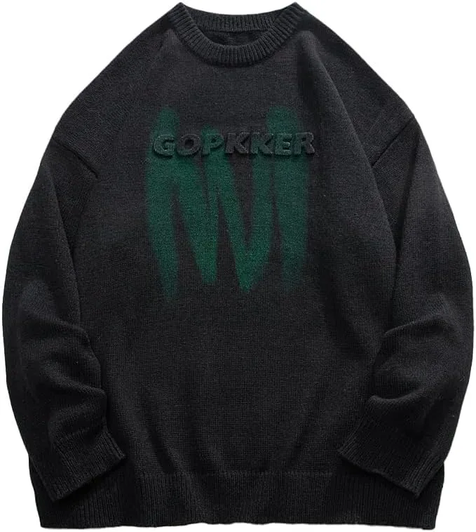 

Мужской свитер с принтом, оверсайз, осенний PRTM EGO