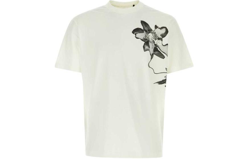 

Футболка Y 3 X Adidas с цветочным принтом Y-3, белый