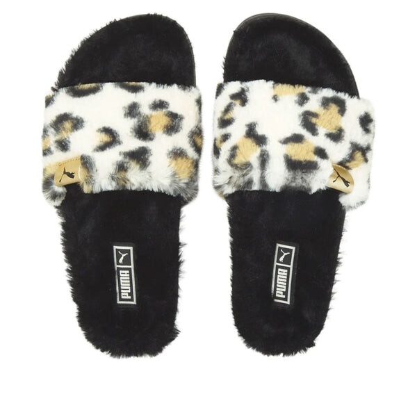 Тапочки leadcat 2.0 'faux fur leopard' Puma, белый — фото 4