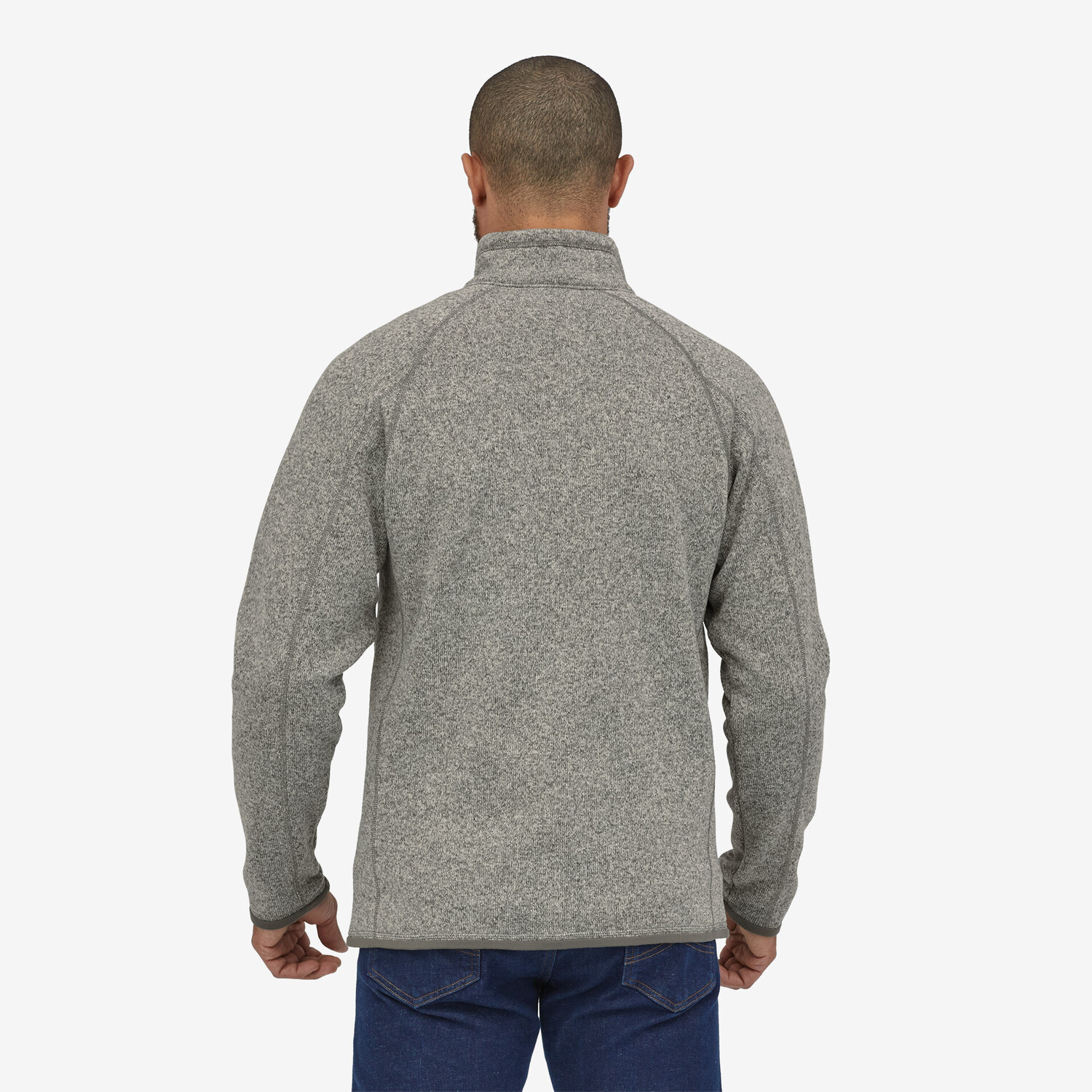 Мужской свитер Better из флиса с молнией 1/4 Patagonia, цвет Stonewash — фото 3