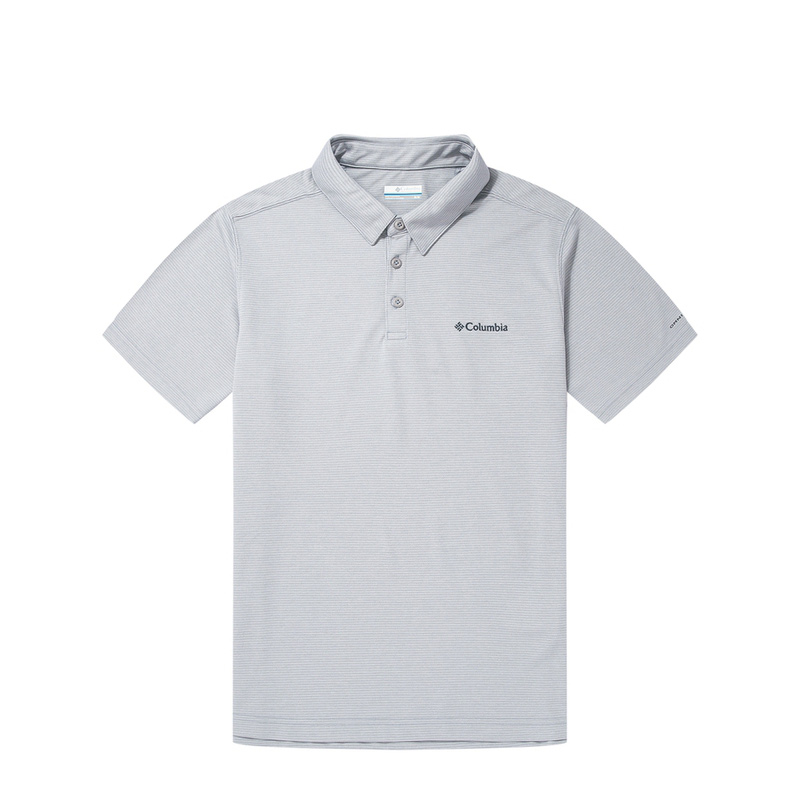 

Мужская серая футболка поло Columbia, Серый, Мужская серая футболка поло Columbia