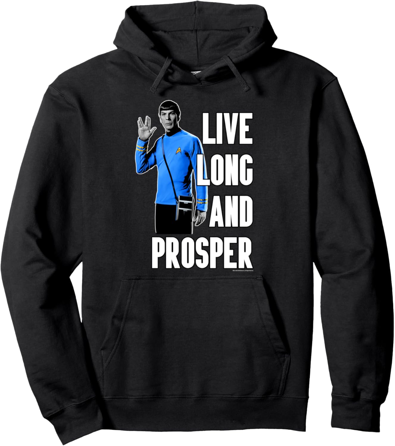

Худи Star Trek Original Series Spock Live Long, черное (black 19-3911tcx), размер S, Черный, Худи Star Trek Original Series Spock Live Long, черное (black 19-3911tcx), размер S