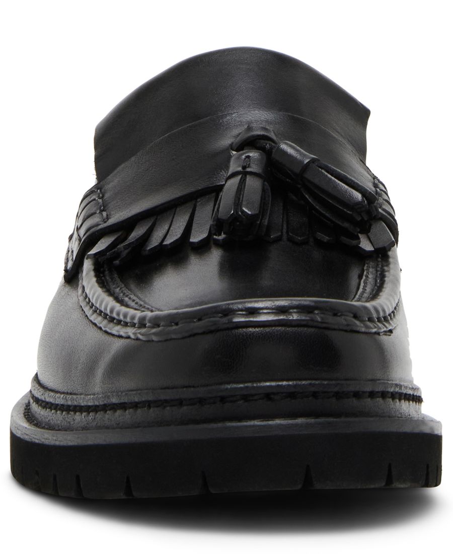 Мужские лоферы-слипоны в стиле Анкара Steve Madden, Black — фото 4