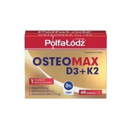 

Остеомакс Д3 К2 60 таблеток Laboratoria Polfa Lodz