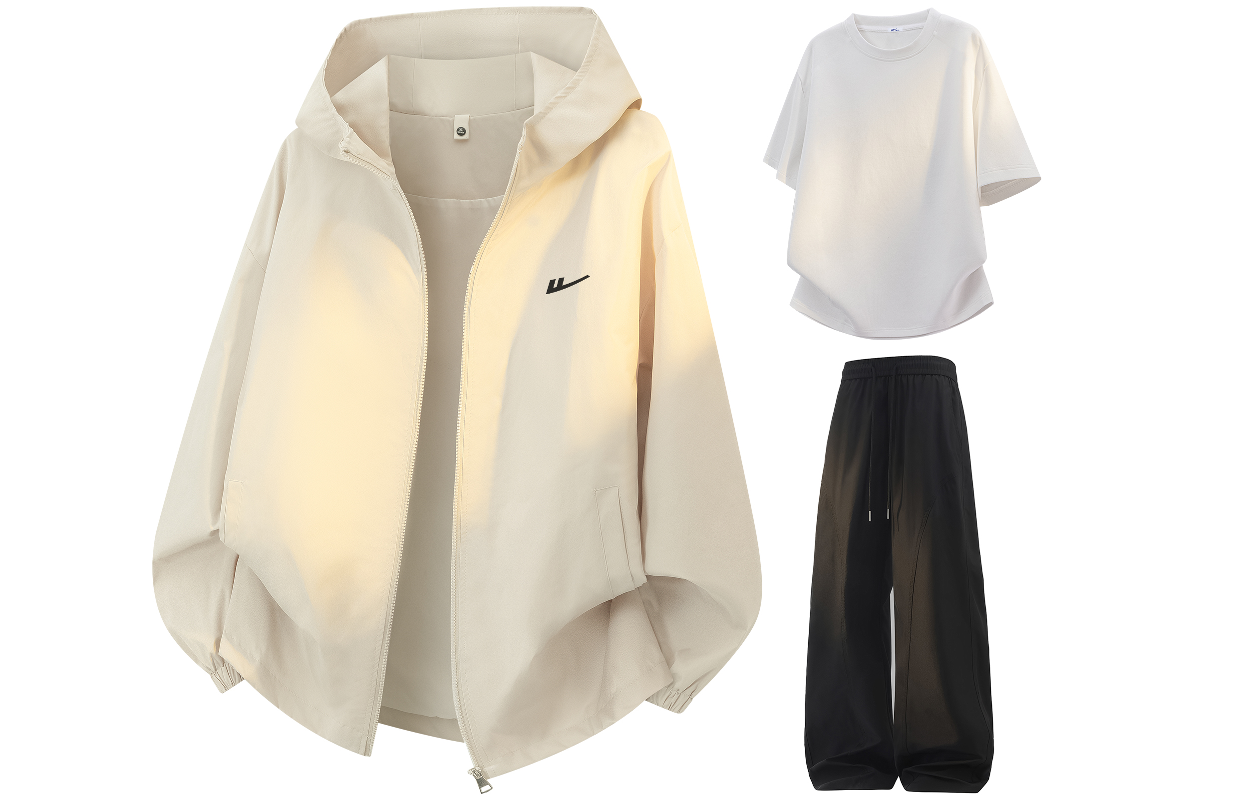 

Ветровка и брюки Unisex WARRIOR, оранжевый+белый+черный