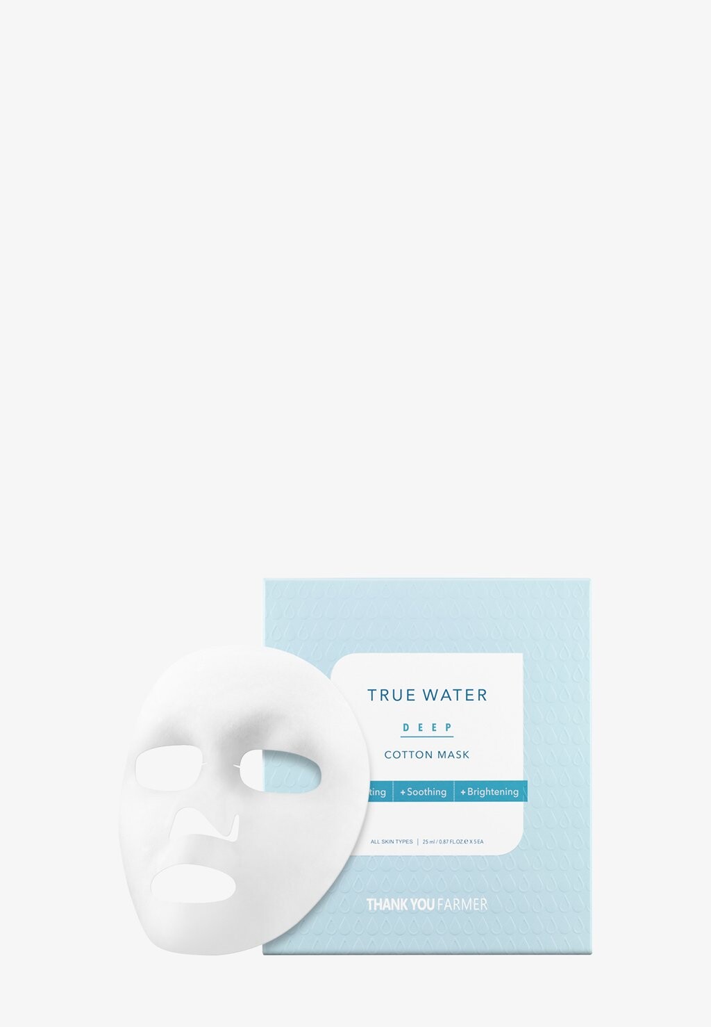 

Маска для лица True Water Deep Cotton Mask Thank You Farmer