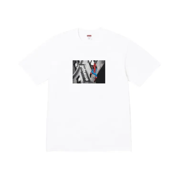 Футболка Supreme x Spider-Man, белая