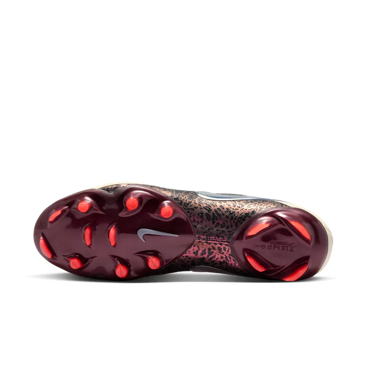 Мужские низкие футбольные бутсы United Tiempo Maestro Elite для твердого грунта Nike, коричневый — фото 2