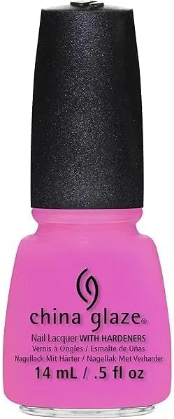 Лак для ногтей China Glaze Dance Baby из коллекции ElectroPop, 14 мл, розовый