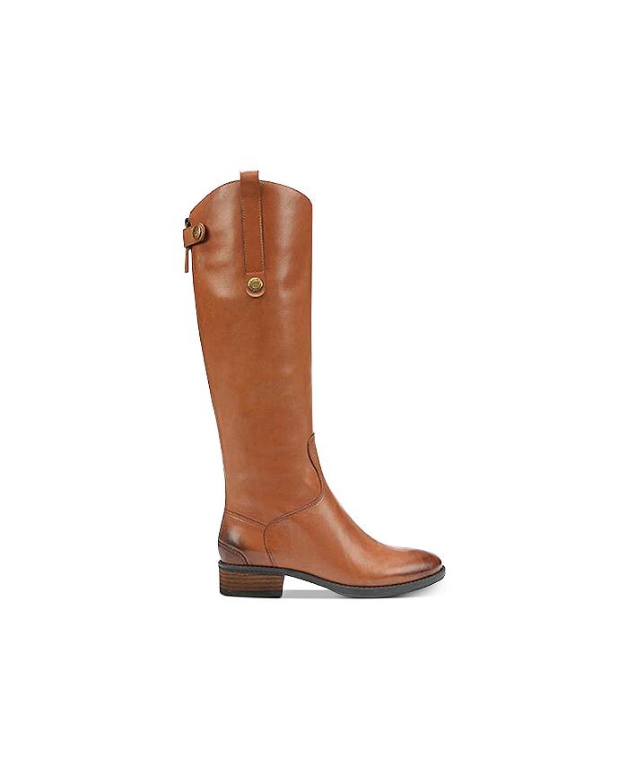 Кожаные сапоги Penny Wide до икры для верховой езды Sam Edelman, коричневый — фото 2