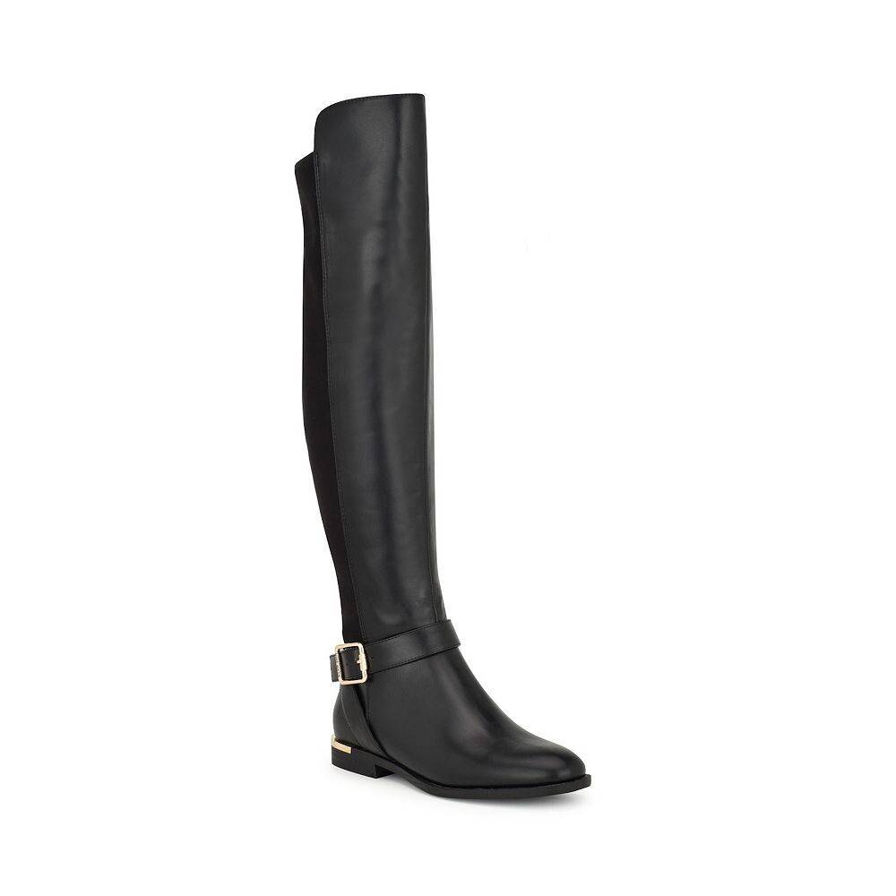 

Женские сапоги выше колена Nine West Andone, цвет Black Smooth