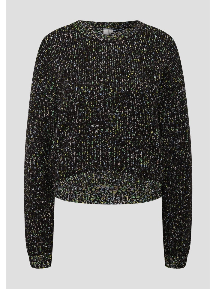 

QS Вязаный свитер цвета 99W0_черный