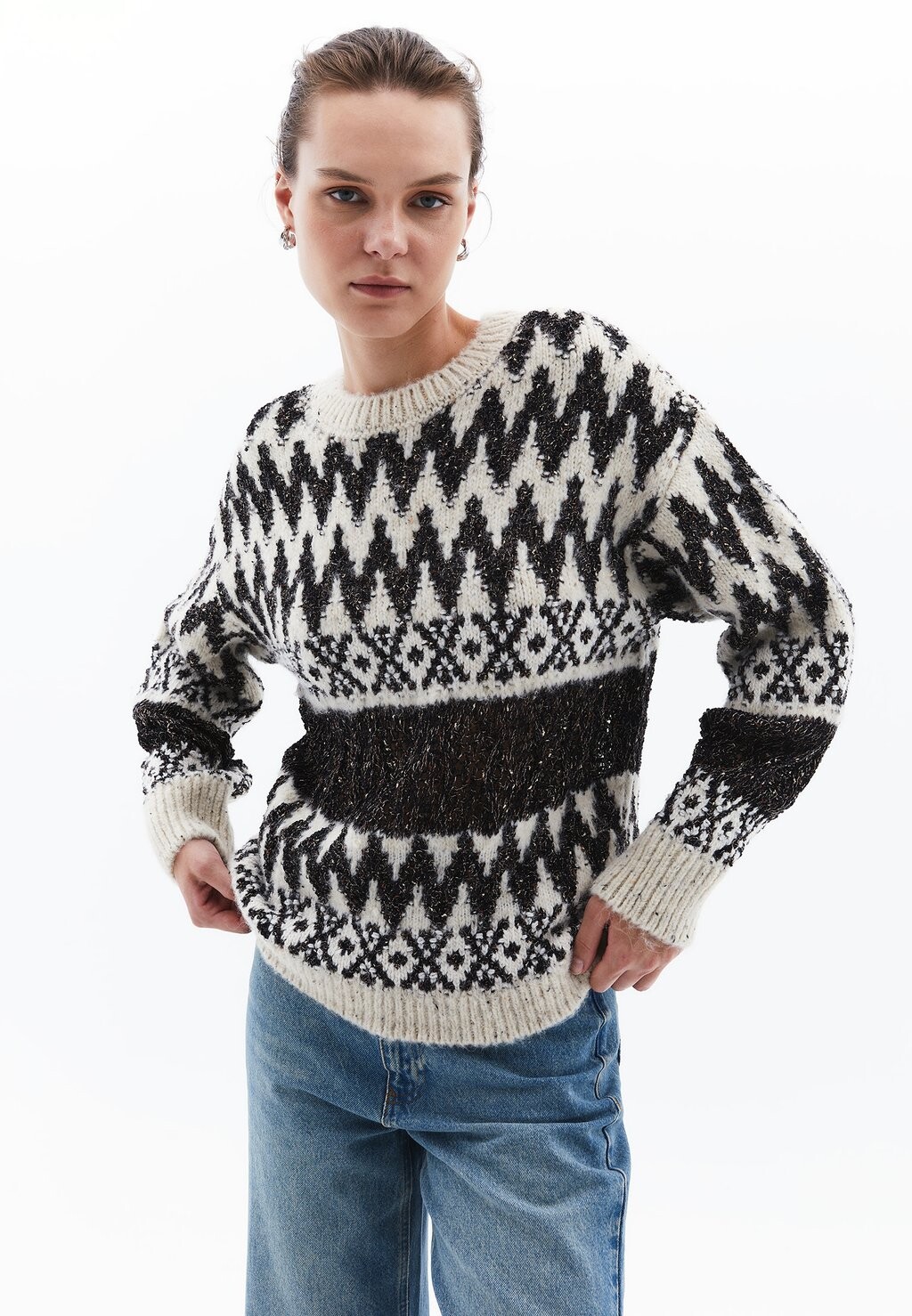 

Джемпер SOFT TOUCH CREW NECK OXXO, черный