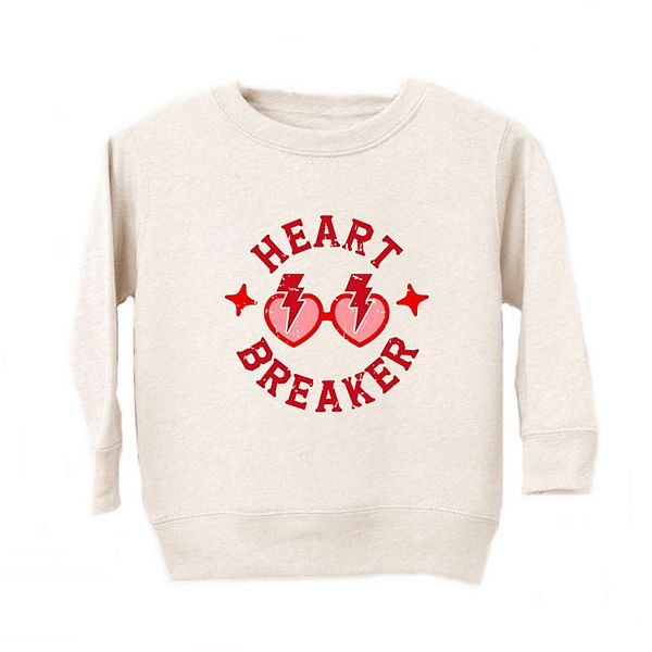 

Свитшот Heart Breaker с принтом и солнцезащитные очки The Juniper Shop, Natural