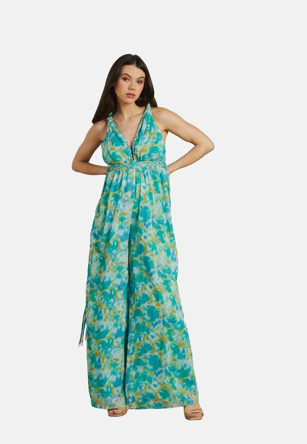 

Комбинезон TIRANTES ESTAMPADO FLORES Alma en Pena, зеленый