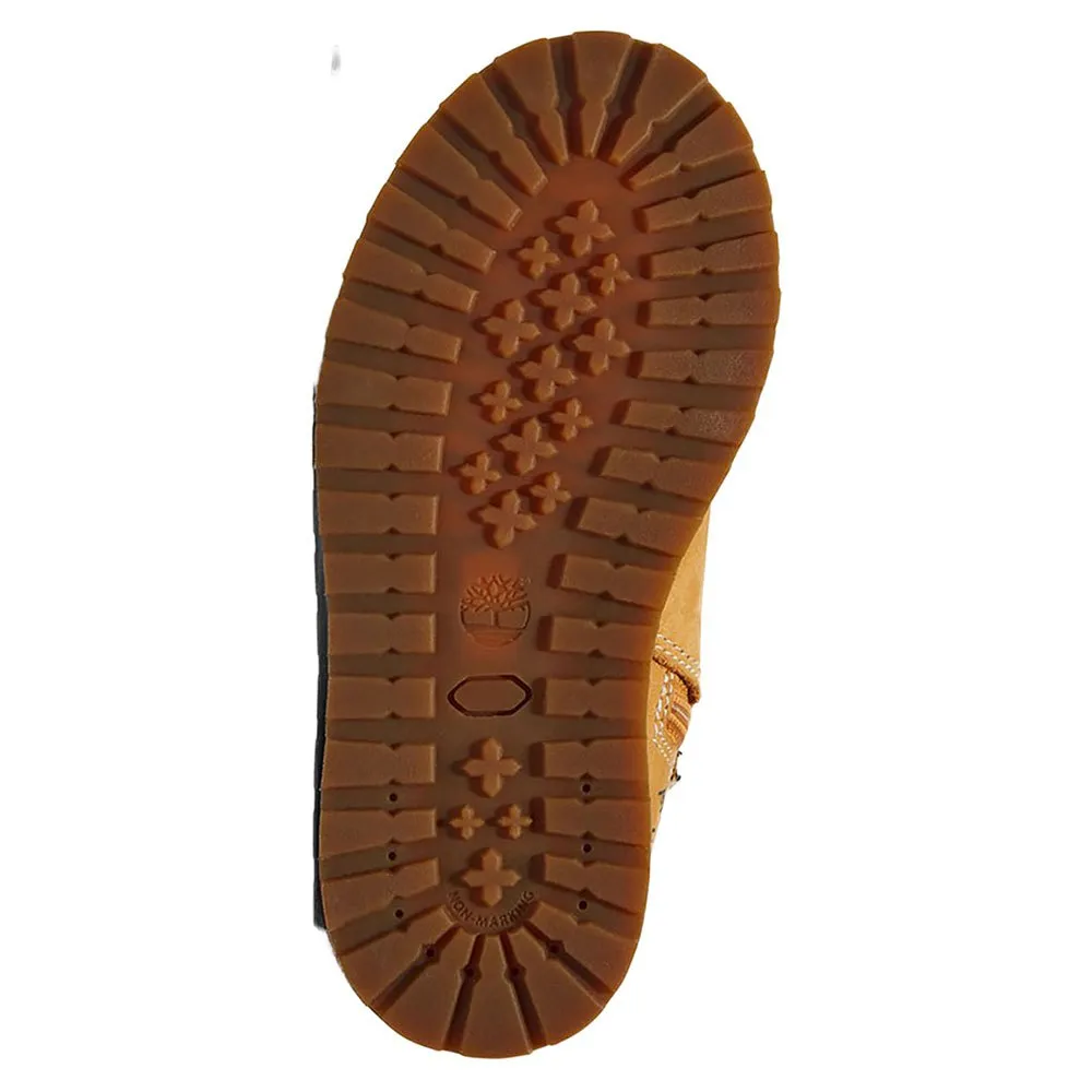 Детские ботинки Timberland Pokey Pine кожаные с боковой молнией, коричневый — фото 2