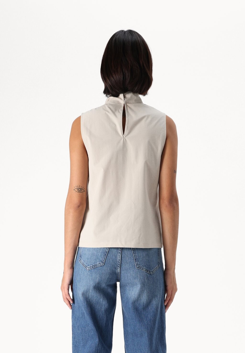 

Блуза VMSOLONA Vero Moda Tall, бежевый