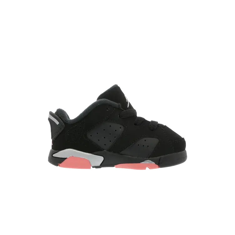 

Кроссовки Air Jordan 6 Retro Low TD 'Black Sunblush', черный