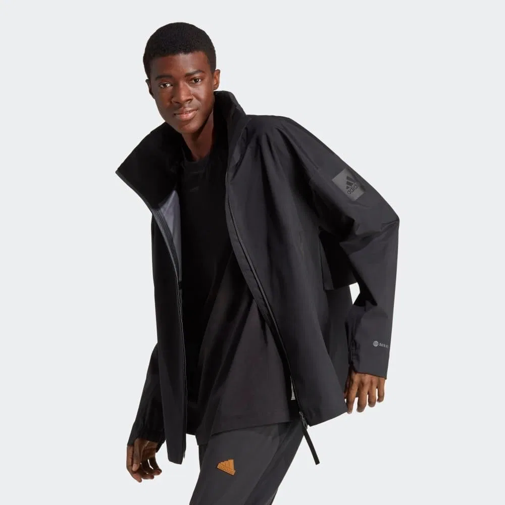 Мужская дождевая куртка Adidas MyShelter Rain.Rdy, черная — фото 3