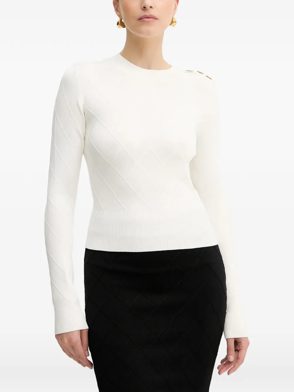 

Свитер Miley с узором Marciano By Guess, белый