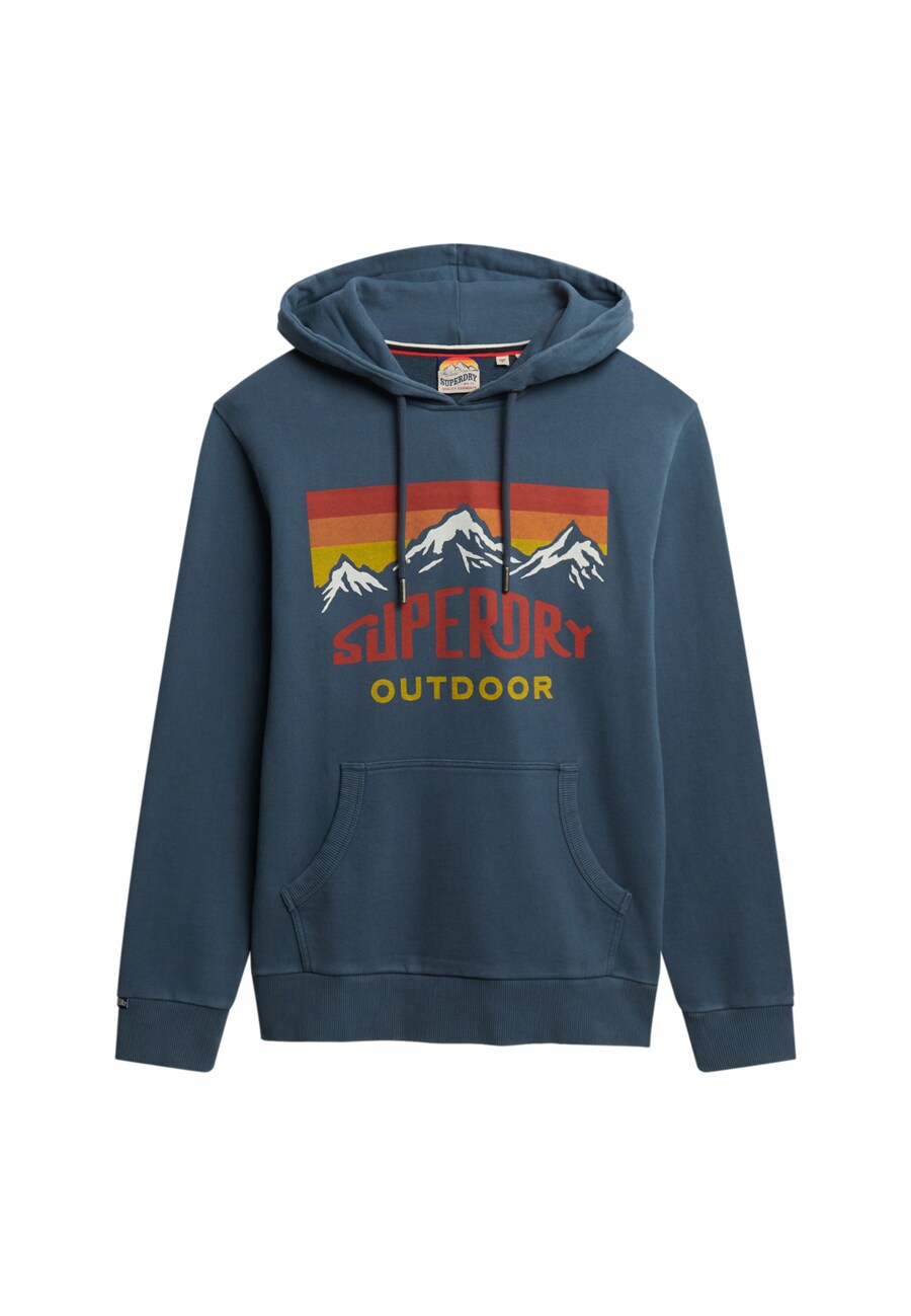 

Толстовка Superdry Mountain, marine blue