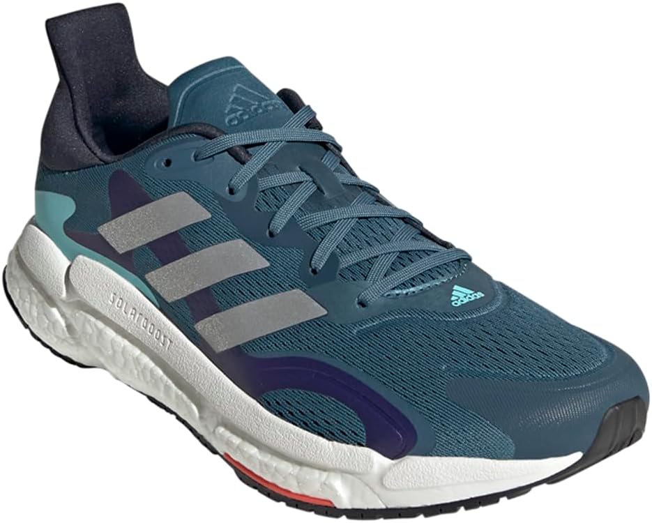 Мужские беговые кроссовки Adidas, индиго/металлик — фото 3