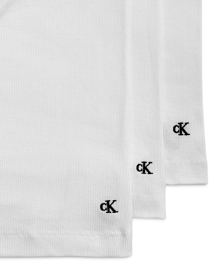 Классические майки, набор из 3 штук Calvin Klein, белый — фото 2
