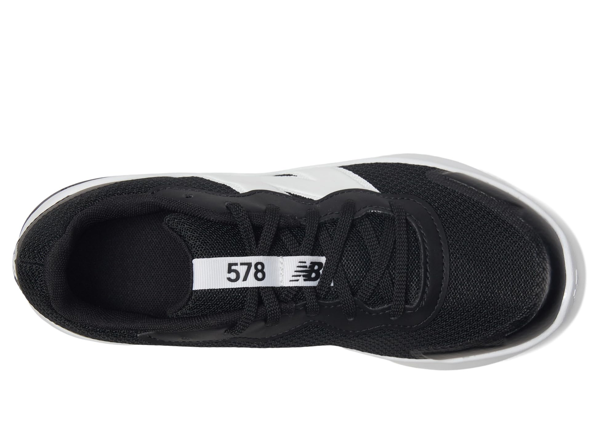 Кроссовки New Balance Kids Dynasoft 578 v1 Lace-Up, черный/белый — фото 2