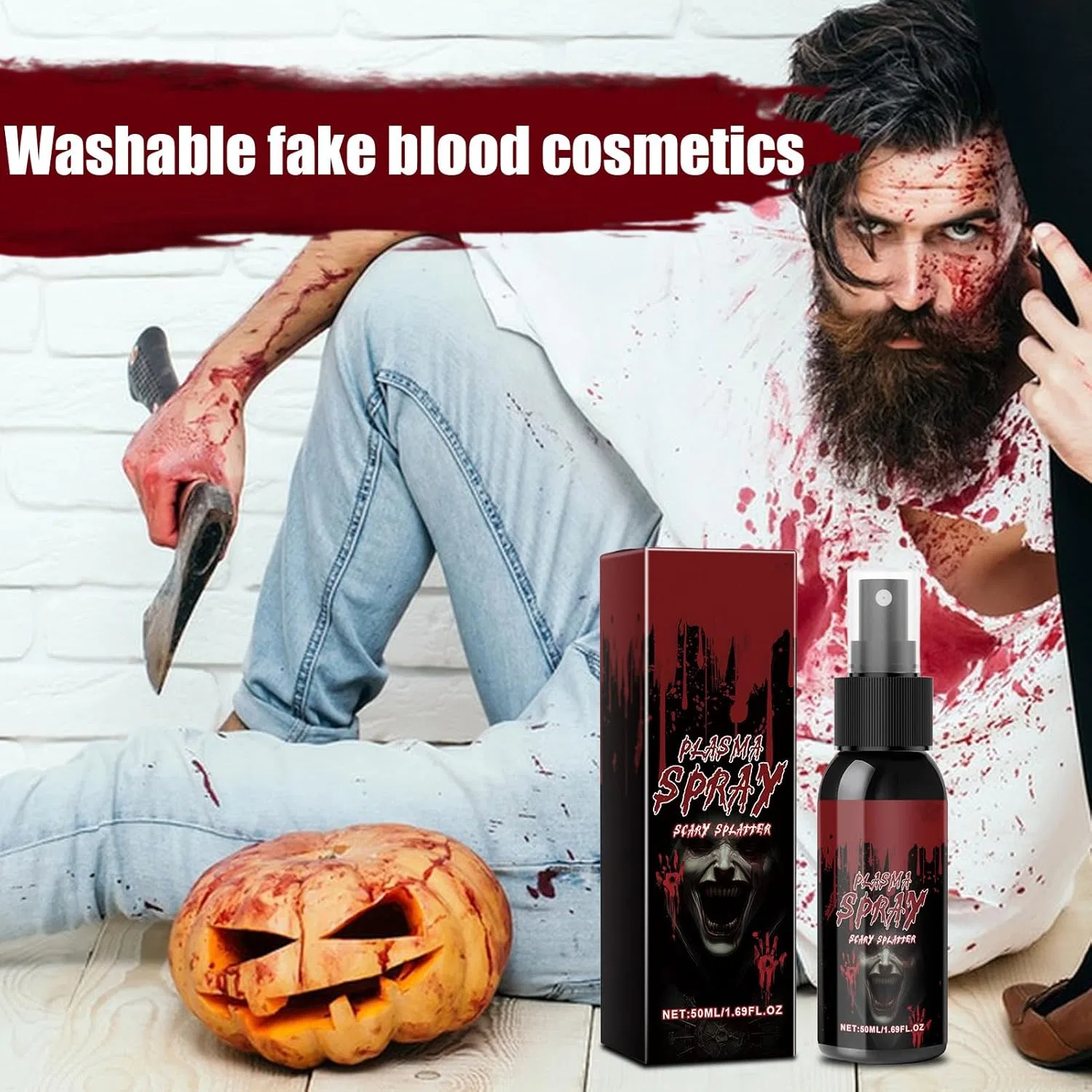 Боди-арт краска Vampire Blood 50 мл красный — фото 2