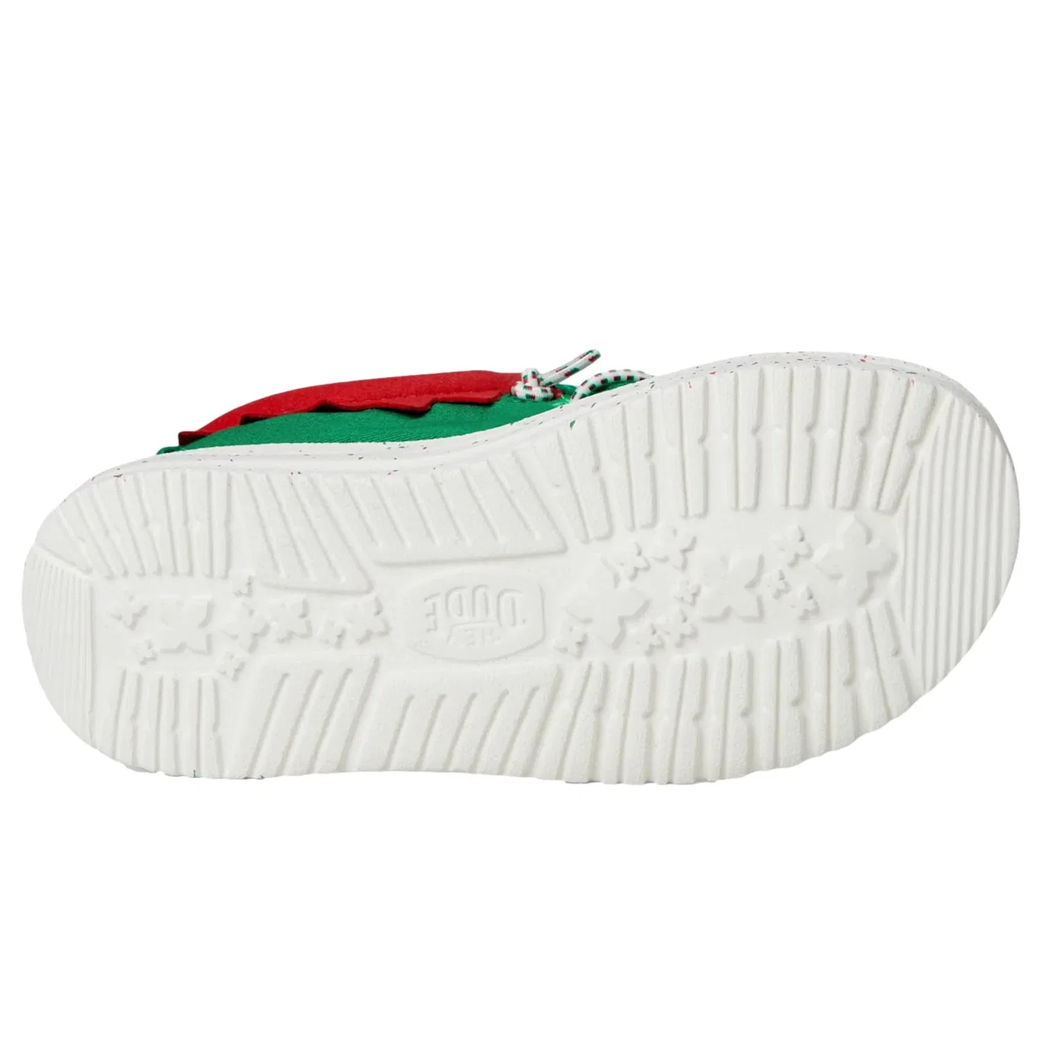 Toddler Hey Dude Wally Holiday Elf Green / Red 42147-3XX — фото 4