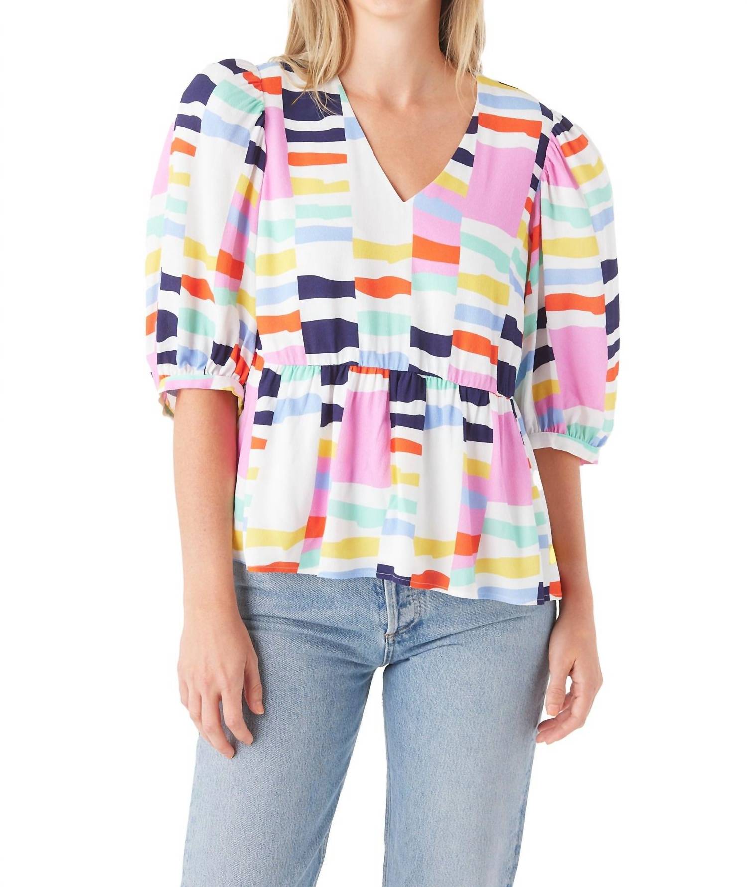 

Топ Jacqueline в полоску Chappy Crosby by Mollie Burch, цвет chappy stripe