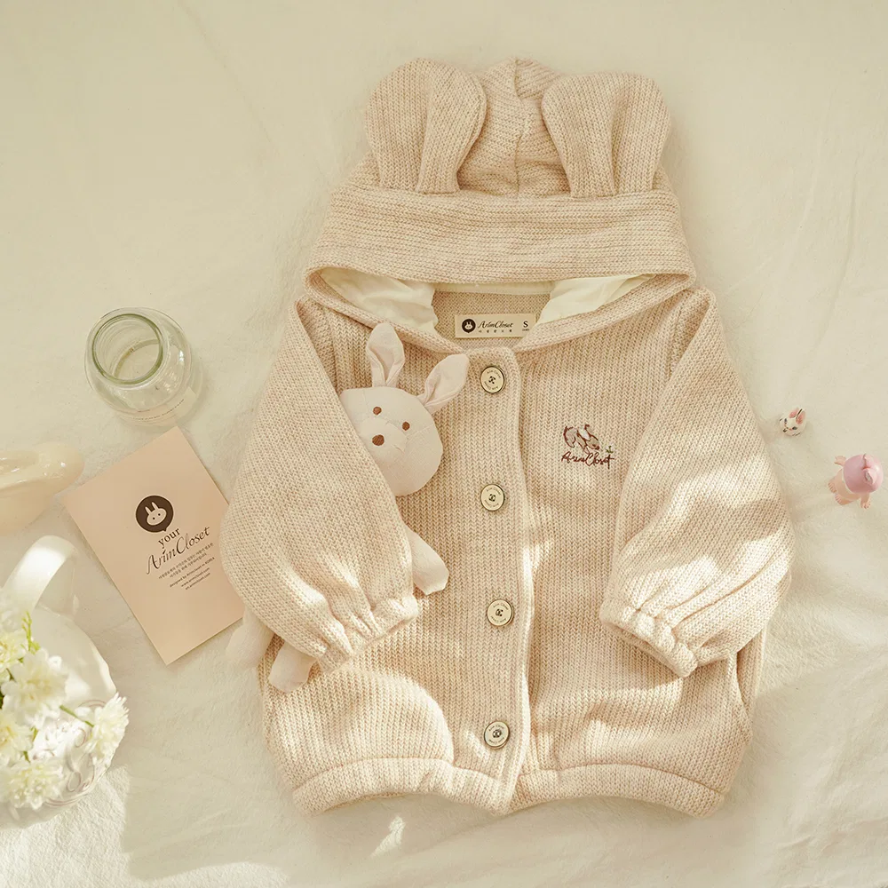 Детский шерстяной кардиган с мишкой Arimcloset — фото 2