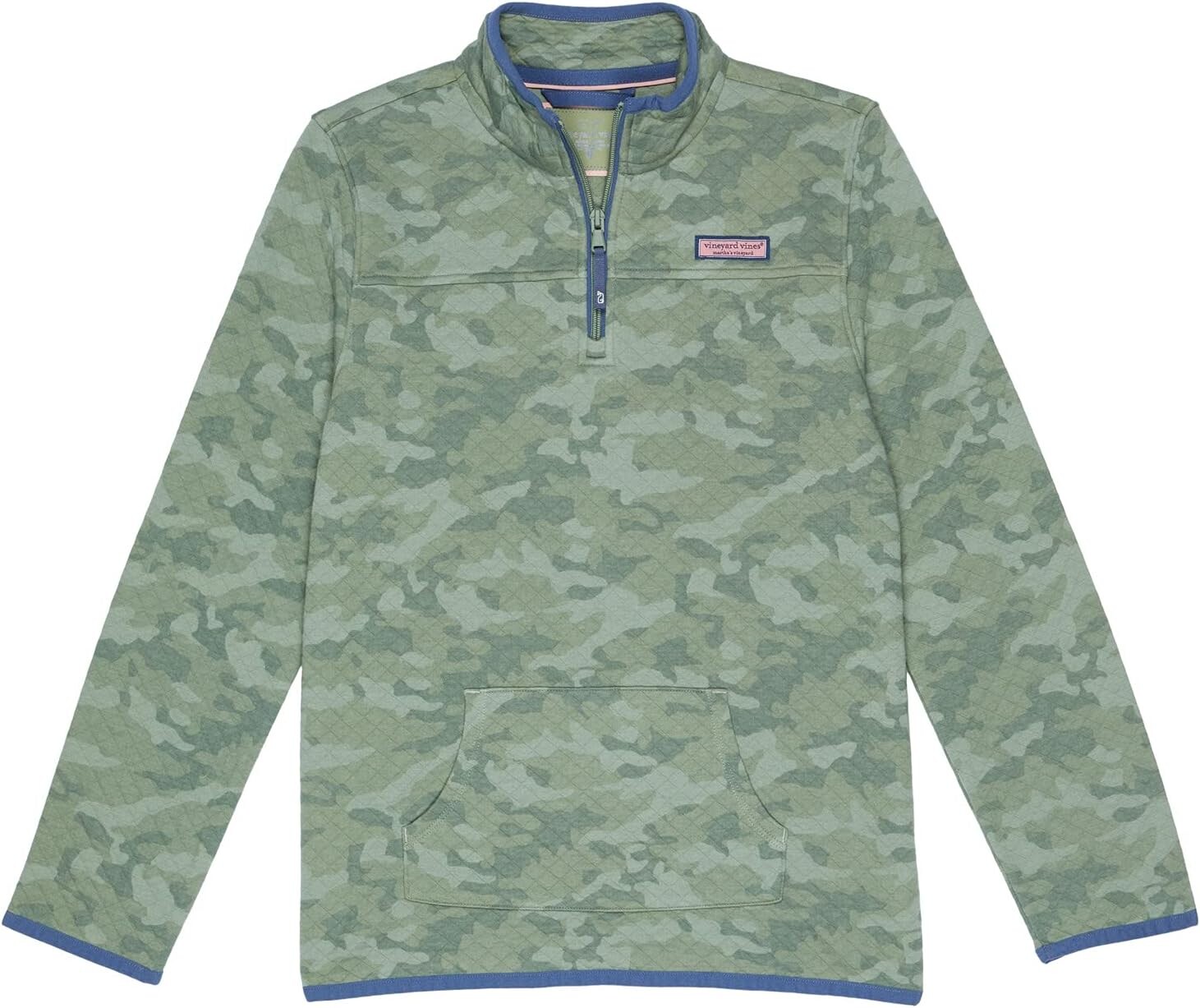 

Толстовка Vineyard Vines Quilted Shep Shirt, цвет Camo Sage Olive
