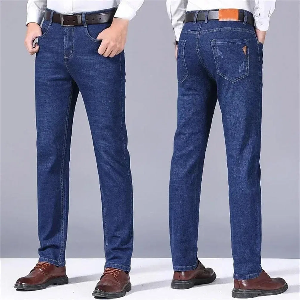Джинсы Slim Fit, синий — фото 3