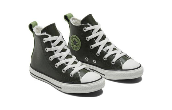 Кроссовки chuck taylor all star lined leather 'green' Converse, зеленый — фото 3