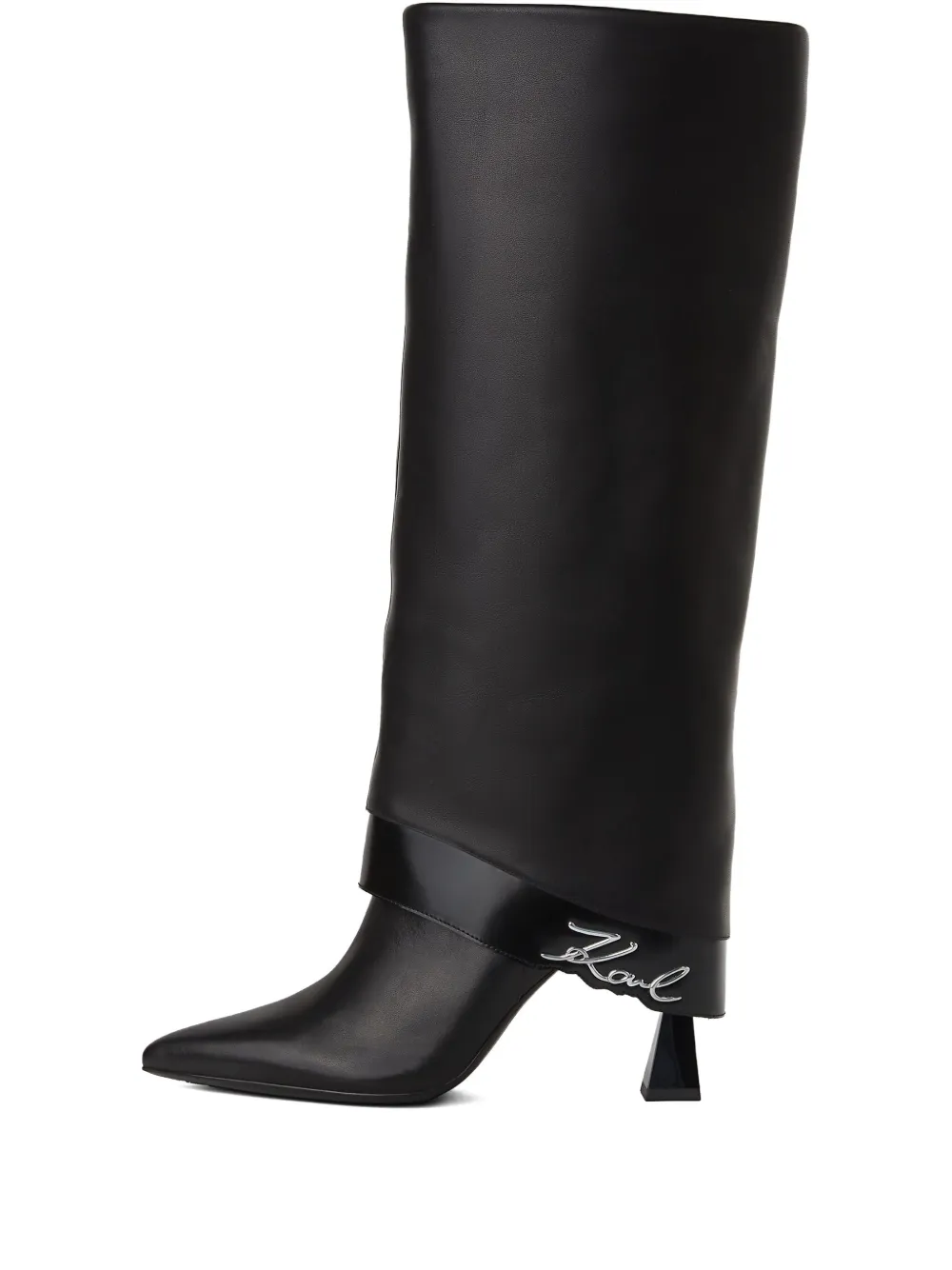 Сапоги Debut Fold-Down 90 KARL LAGERFELD, черный