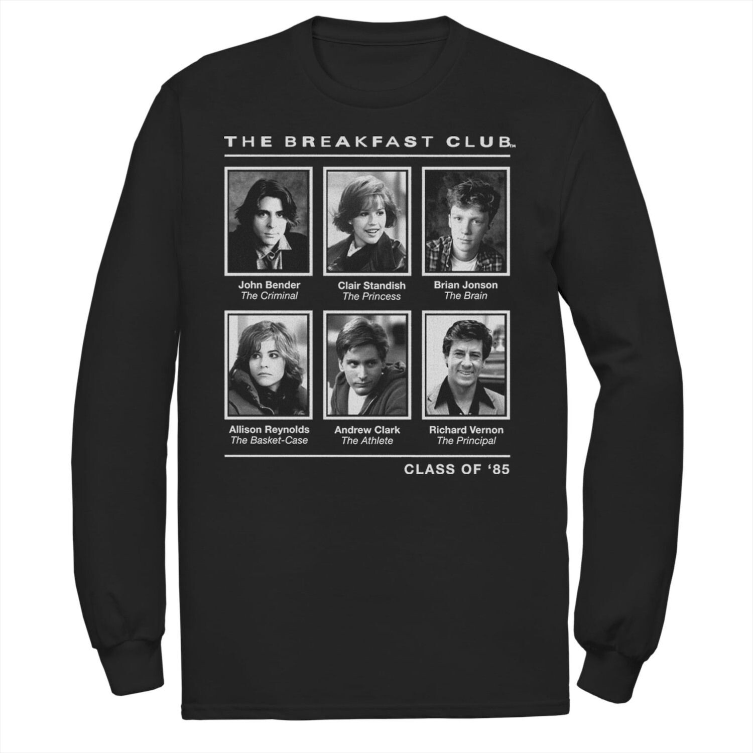 

Мужская футболка Breakfast Club Year Book Club Photos Licensed Character