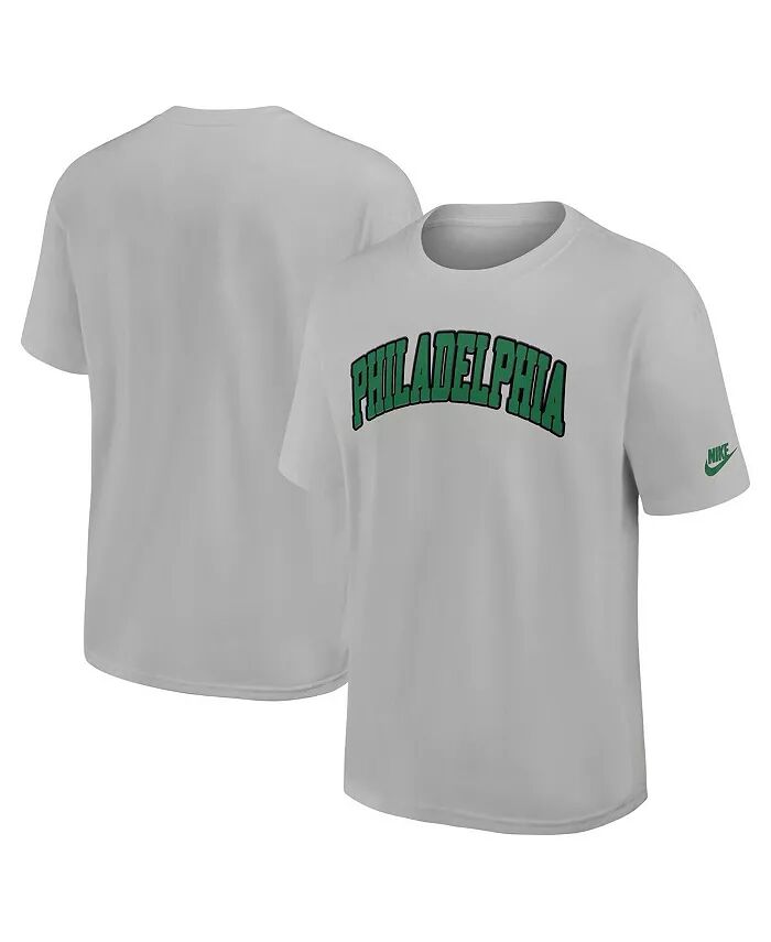 

Мужская серебряная футболка Philadelphia Eagles Rewind Max90 Statement Nike