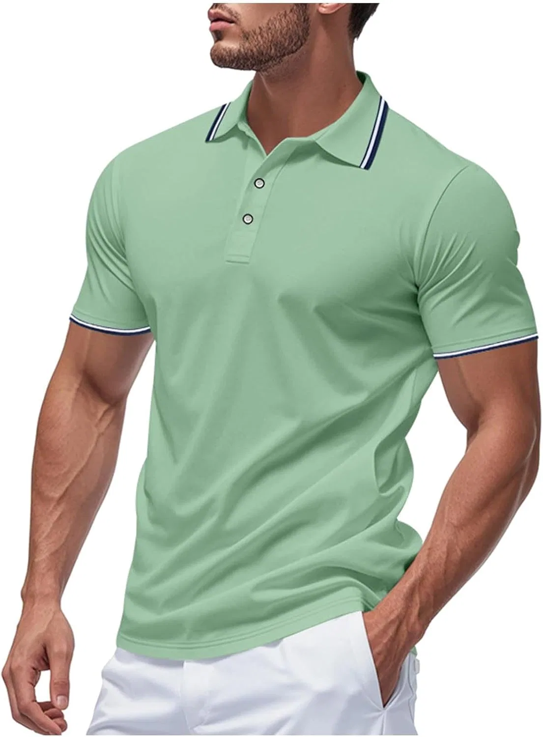 Мужское поло Casual Performance Tops, Green