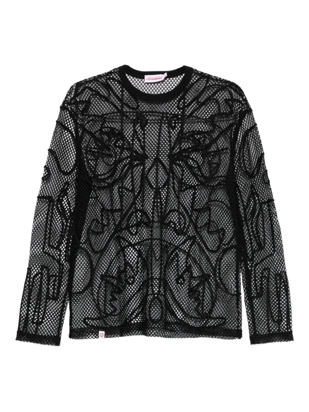

Футболка с длинными рукавами Charles Jeffrey Loverboy, черный