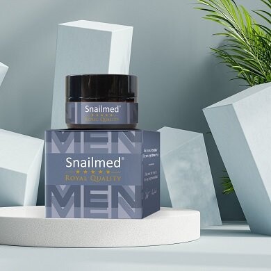 Крем Snailmed для мужской кожи. Ботокс нравится - эффективен. 30 мл польского продукта — фото 2