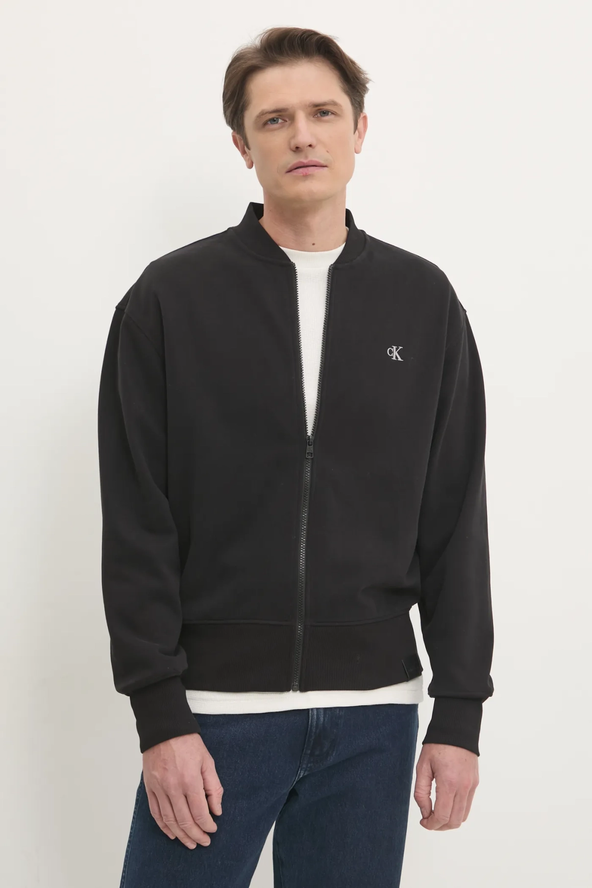 

Хлопковая толстовка Calvin Klein Jeans, черный