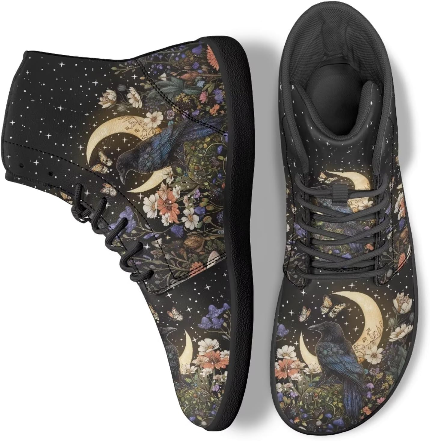 

Кроссовки Binienty с широкой колодкой, модные, женские и мужские, высокие, минималистичные, для босой ноги, легкие, для бега, Crow Daisy