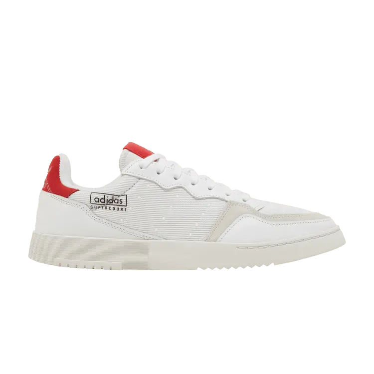

Кроссовки adidas Supercourt 'White Scarlet', белый