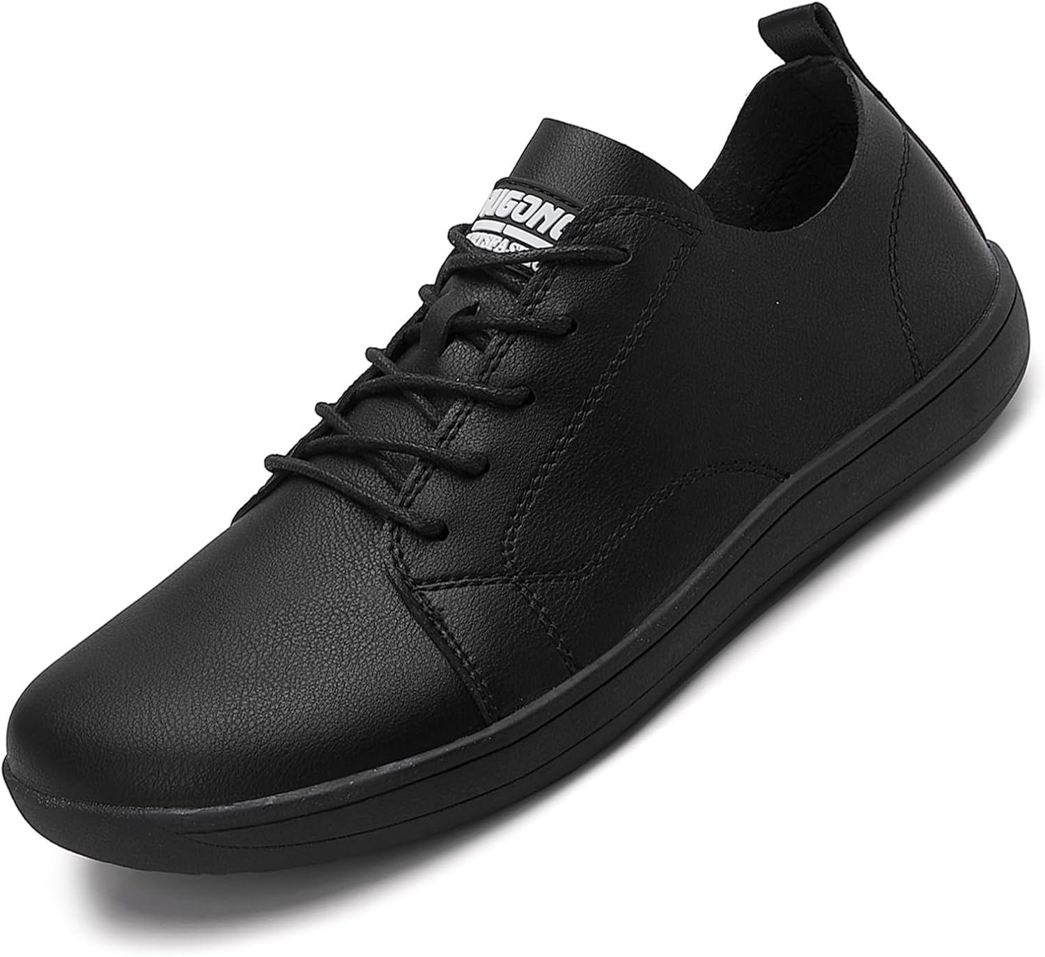 

Мужские кожаные минималистичные босоножки с широким носком, повседневные туфли на шнуровке, легкие кроссовки с нулевым перепадом подошвы, удобные для ходьбы, бега, тренажерного зала и пробежек по тропам Ptnoka